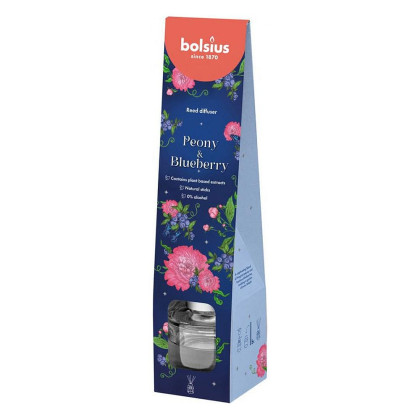 Difuzér Bolsius Floral Fusion 30ml, pivoňka - borůvka