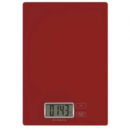 Digitální kuchyňská váha EV003 červená