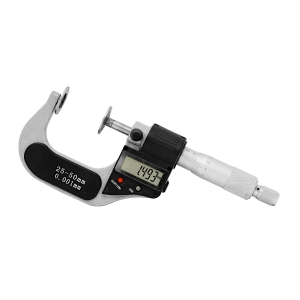 Digitální mikrometr na ozubená kola KINEX 0-25 mm/0.001mm, DIN 863, IP 65