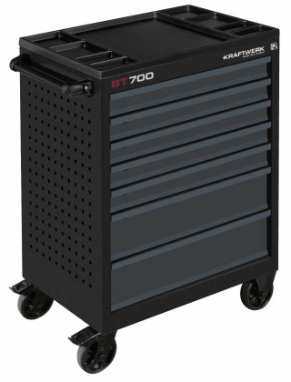 Dílenský vozík BT700 7 zásuvek Basic Line (antracit)