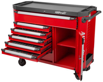 Dílenský vozík s nářadím, 7 zásuvek, 238 ks - AH470071BAL