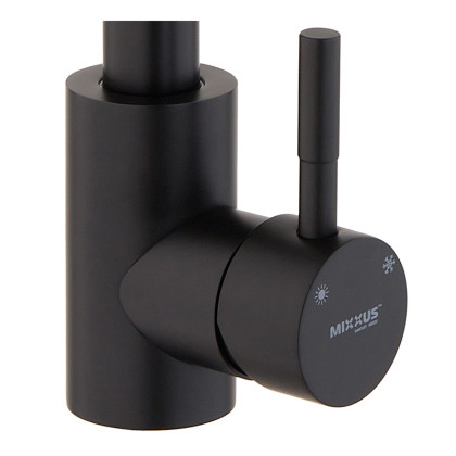 Dřezová baterie, SEO-011 BLACK REFL. BLACK, černá | SEO-011 BLACK REFL. BLACK