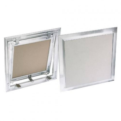 Dvířka revizní, 400 x 400 mm, ALU bílé