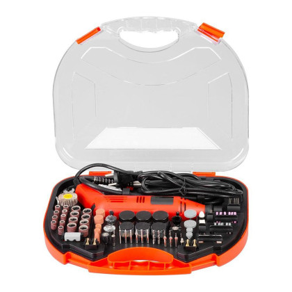 Elektrická mini přímá bruska s příslušenstvím, 130W
