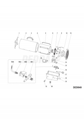 Elektromotor BGA1401-30/50 70W 2700-2800RPM