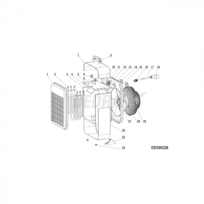 Elektromotor YZF482175B 30W 1300RPM