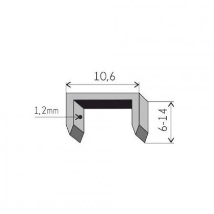 Extra spony 12mm/1000ks