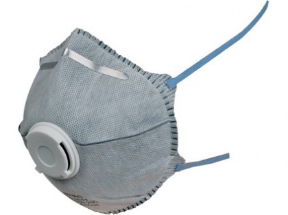 Filtrační polomaska SPIRO P2, tvarovaná, výdechový ventilek, předfiltr s aktivním uhlím