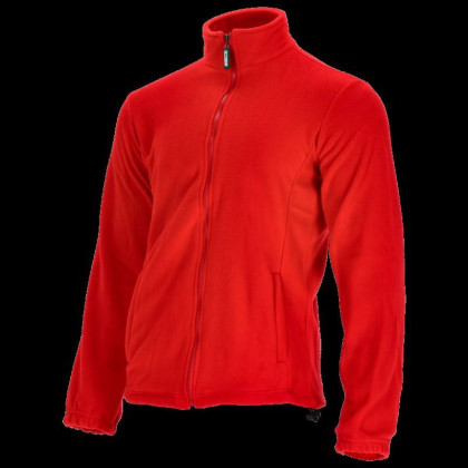 Flísová mikina pánská BARRY 4XL červená STALCO S-51073