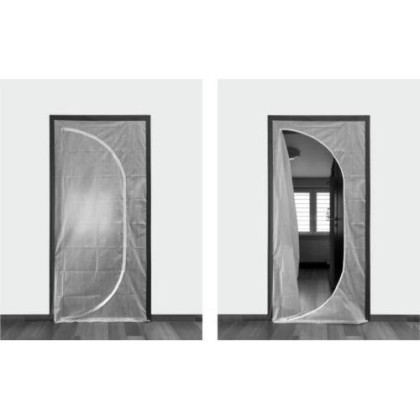 Fólie krycí do dveří se zipem, 1,1 x 2,2 m