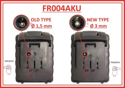 FREDDY - náhradní nabíječka k FR004 a FR006 - starý typ