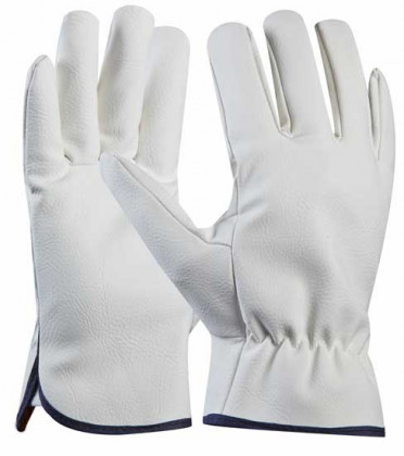 GEBOL - DRIVER SL pracovní rukavice bílá syntetická kůže -…