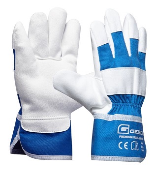 GEBOL - PREMIUM BLUE JUNIOR dětské pracovní rukavice - velikost…