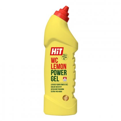 Gelový prostředek WC power gel Hit lemon 4v1, 750g