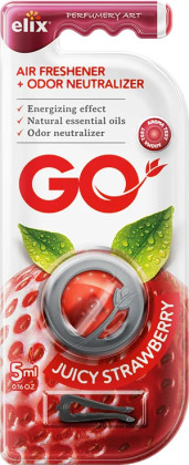 Go Gel - Osvěžovač vzduchu s klipem GO Juicy Strawberry