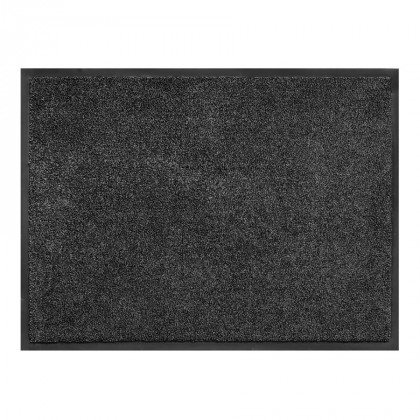 Grafitová vnitřní čistící pratelná vstupní rohož FLOMA Express - 90 x 150 x 0,7 cm