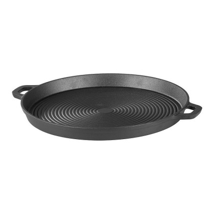 Grilovací litinová deska MagicHome oboustranná, 340x30 mm /náhrada za SL801671XX/