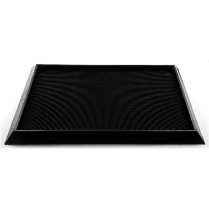 Gumová dezinfekční rohož (vana) na boty, obuv, podrážky FLOMA SD30 - 98 x 81 x 4,7 cm