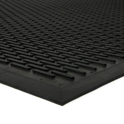Gumová protiúnavová protiskluzová rohož FLOMA Scraper - 45 x 75 x 0,6 cm