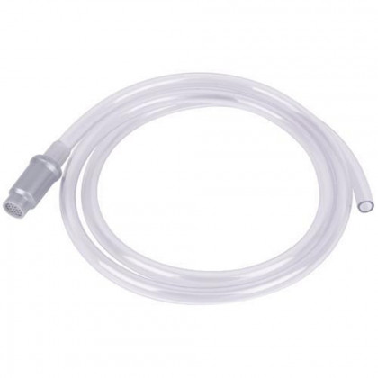 Hadice na víno 13 mm, L-1,7 m, číra, s klapkou, potravinářská