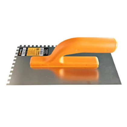 Hladítko nerez, zub 6 x 6 mm 280 x 130 mm, plastová rukojeť, ENPRO