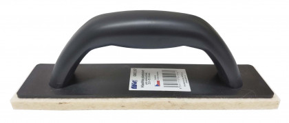 Hladítko plastové 210x55/8 mm - plst vlněná (bílá)
