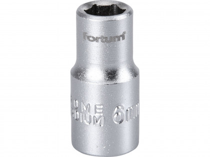 Hlavice nástrčná 1/4", 6mm, L 25mm
