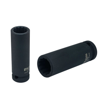 Hlavice nástrčná průmyslová prodloužená dvanáctihranná 1/2" | 12 mm