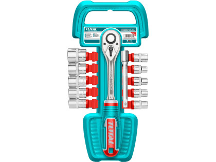 Hlavice nástrčné 1/2', sada 12ks, industrial, CrV