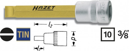 Hlavice s bitem PLOCHÁ 3/8" 1,6x10 HAZET 8803-1.6X10 - HA039807