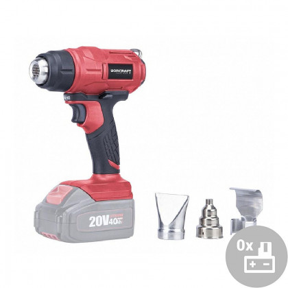 Horkovzdušná pistole Worcraft CHG-S20Li, 20V Li-Ion, 300W