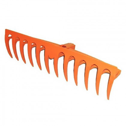 Hrábě MultiClick GAR, 12 zubů, 410 mm, nylon
