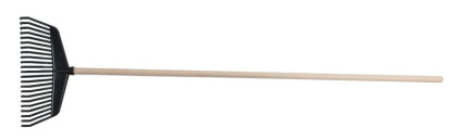 Hrábě plastové 40cm 23z s násadou 160cm
