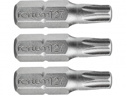 Hrot TORX, sada 3ks, T 27x25mm, S2