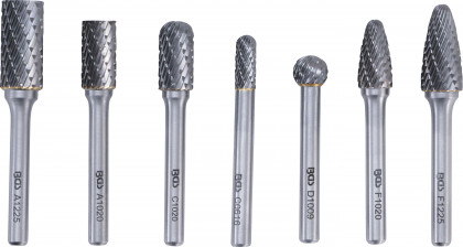 Hrotové rašple na dřevo, 7 ks - B8626