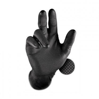 Jednorázové rukavice GRIPPAZ® 246A BLACK 11/2XL