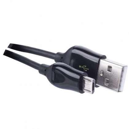 Kabel USB 2.0 A/M - micro B/M 1m černý