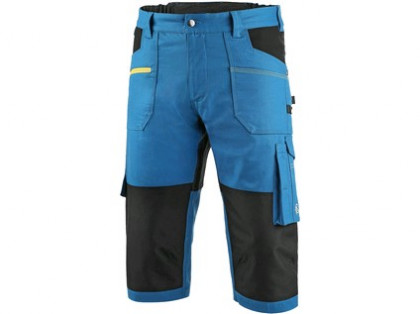 Kalhoty 3/4 CXS STRETCH, pánské, středně modré-černé, vel. 62