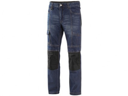 Kalhoty jeans NIMES I, pánské, modro-černé, vel. 52