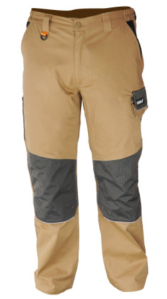 Kalhoty ochrann velikost S/48, bavlna+elastan, 270g/m2