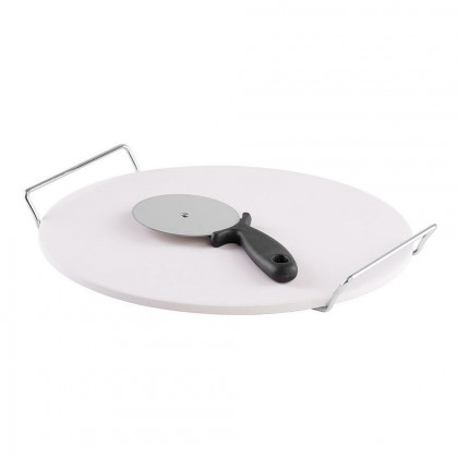 Kámen na pizzu s kráječem MagicHome, 33cm