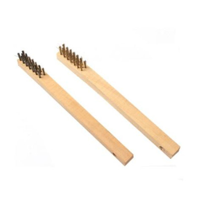 Kartáč 3 řadý pomosazený, dřevo 200 mm, ENPRO