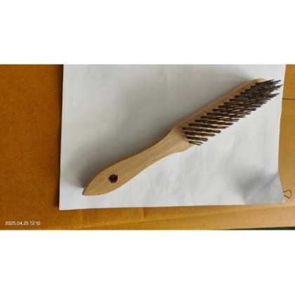 Kartáč 4 řadý ocelový, dřevo 300 mm, ENPRO