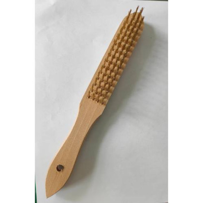 Kartáč 4 řadý pomosazený, dřevo 300 mm, ENPRO