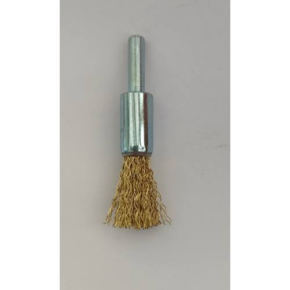 Kartáč koncový, vlnitý, stopka 17 mm, ENPRO