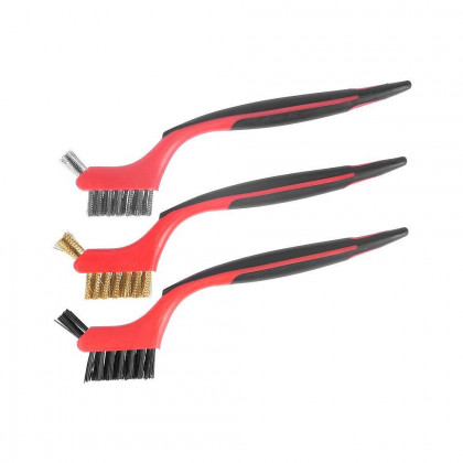 Kartáč nylon, ocel, mosaz BS618, 3ks