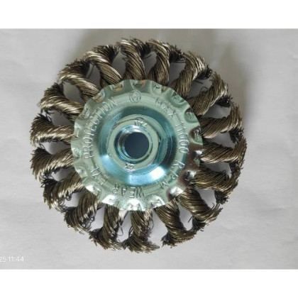 Kartáč radiální, copy, nerezový, 100 mm, M14, ENPRO