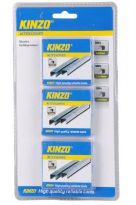 KINZO - Set spon do sponkovačky 8,10,12mm - 3x 50 ks
