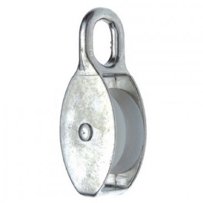 KLADKA s nylon. cívkou 6 x 20mm ZN bílý