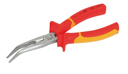 Kleště půlkulaté vyhnuté 205mm 1000V VDE HIGHTECH